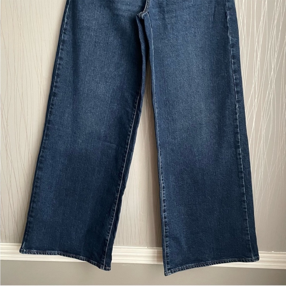 LEVIS Jeans Wide Leg NWT High Rise 728 Premium Woodstock Dark Wash Blue Size 27 - Picture 6 of 16
